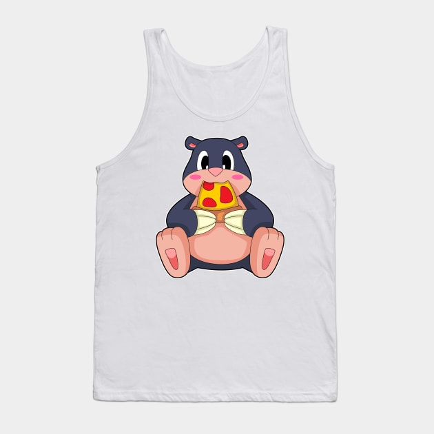 Mole Pizza Tank Top by Markus Schnabel